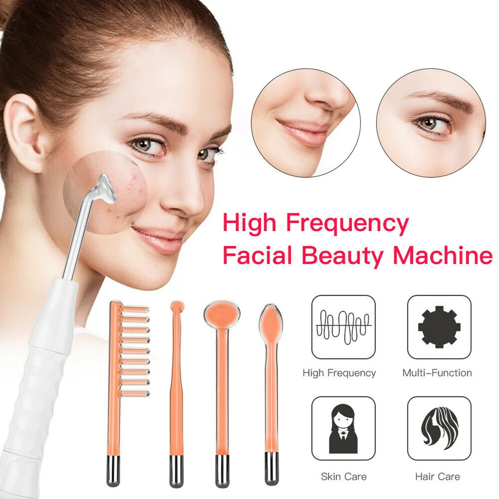 

Portable Handheld High Frequency Skin Tightening Acne Spot Wrinkles Remover Beauty Therapy Puffy Eyes Body Facial Care Machine