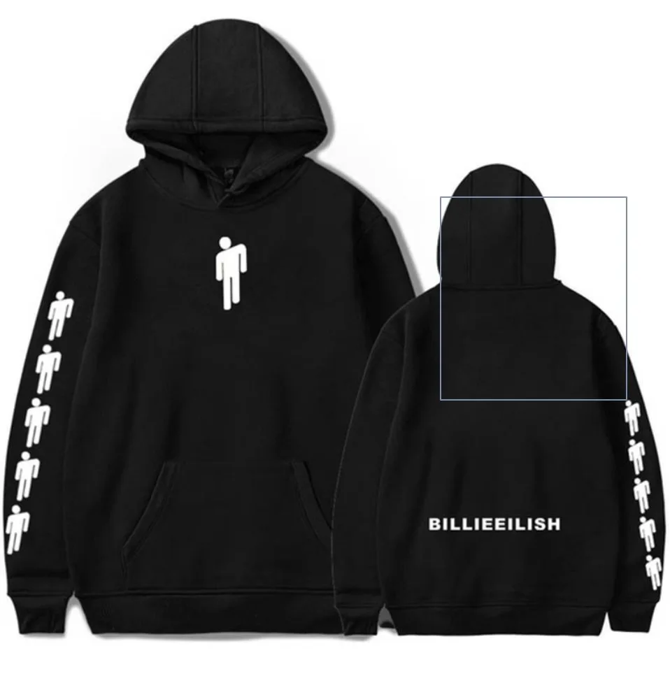 Billie Eilish, мужские толстовки, толстовка,, хип-хоп, Kpop, с буквенным принтом, с капюшоном, Мужская толстовка, повседневная, уличная, свободная, мужские пуловеры