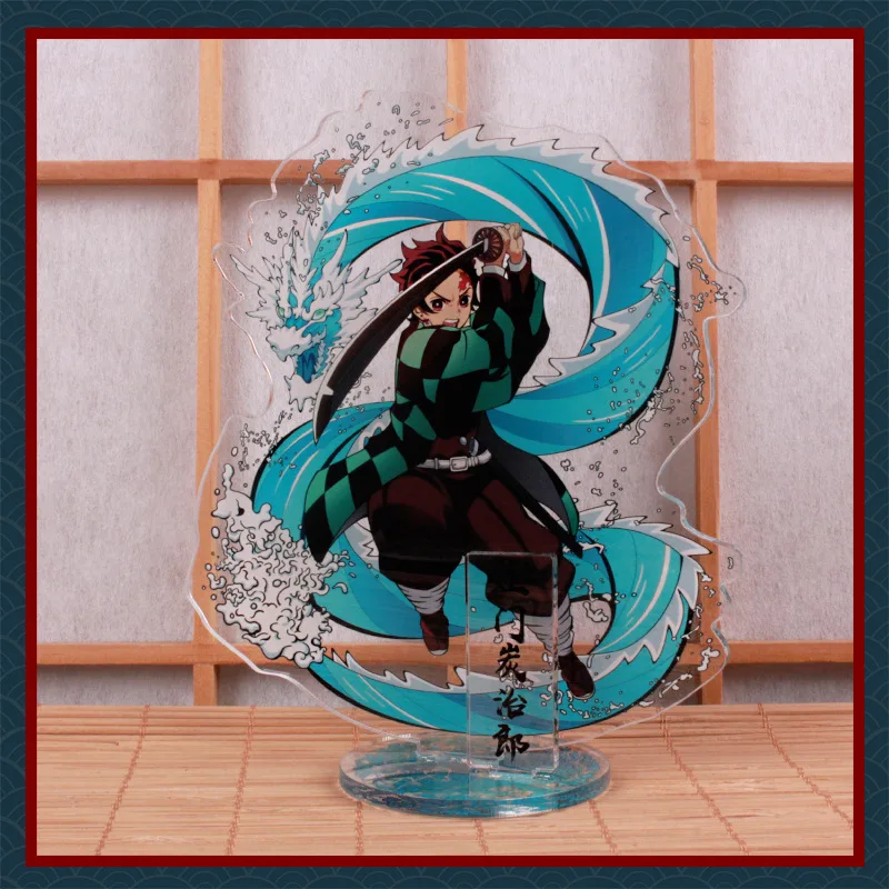 Kamado Tanjirou Новинка супер огонь аниме демон убийца Kimetsu no Yaiba Kamado Tanjirou Kamado Nezuko Agatsuma Zenitsu Акриловые настольные аксессуары - Цвет: Kamado Tanjirou