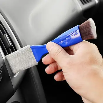 

Car Cleaning Brush Double Side Multi-function Interior Cleaning Brushes Car Wash Tools For Air Conditioning Panel Gap Cleaner