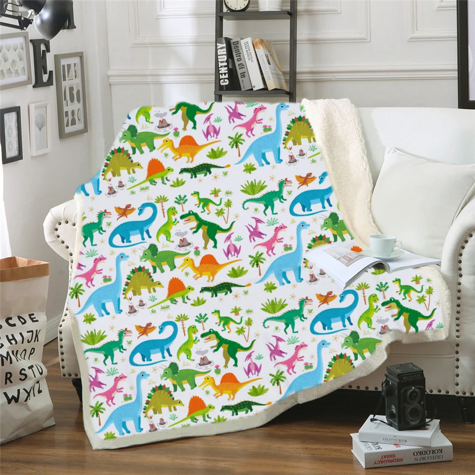 Прямая поставка Teckel Gooi Deken мультфильм Hond Sprei Bruin Gestreepte Sherpa Pluche кровать Deken 150x200 см Kinderen - Цвет: 1