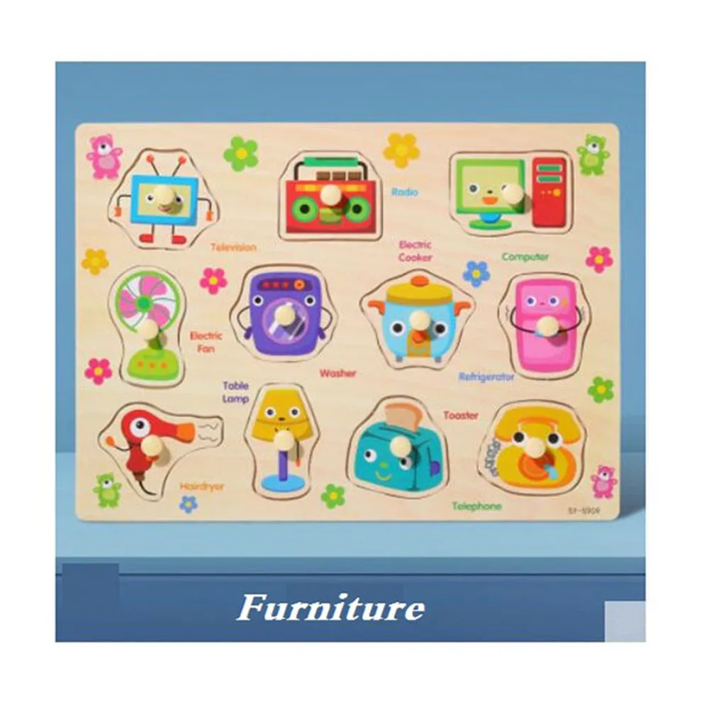 

Digital building blocks Jigsaw puzzle toy Children's hand grab board 1-2-3-4 year old boy and girl baby Early education