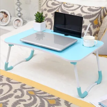 

Foldable Bed Laptop Stand with Slot Hole Laptop Table Portable Laptop Desk for Bed Sofa Study Desk Gaming Desk Computer Table