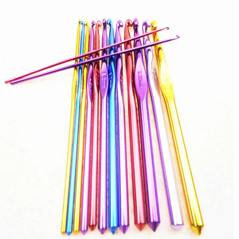 1Set-14pcs-Mixed-Metal-Hook-Crochet-Template-Kit-Aluminum-Knitting-Needles-For-Loom-Tool-Band-DIY (2)