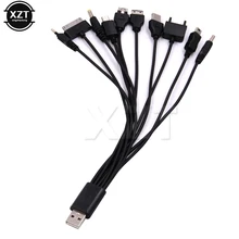 10 в 1 универсальный USB мульти зарядное устройство выдвижной дизайн телефонный кабель для различных мобильных телефонов зарядный кабель шнур
