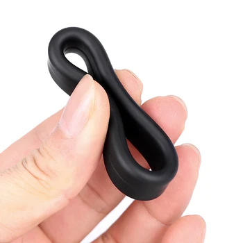 Silicone Penis Ring Premium Stretchy Cock Ring for Last Longer Harder Stronger Erection Pleasure Enhancing Sex Toy for Man or Co 4