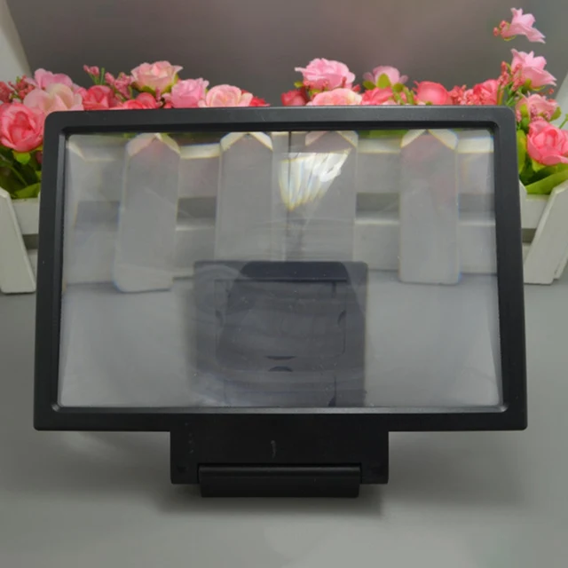 3D Cell Phone Screen Magnifier HD Video Amplifier Stand Bracket Phones Screen Magnifier For Smartphones Mobile Phone Accessories 2