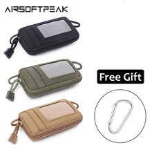 Tactical Molle Pouch Utility EDC Pouch Wallet Card Bag Nylon Waterproof Waist Pouches Military Airsoft Accessory Bags