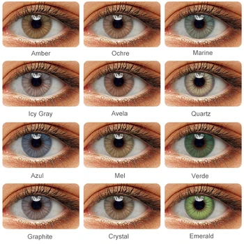 

MAGISTER Colored Contacts 2 pcs/1Pair Natural Color Contacts Yearly Contact Lenses For Eyes New For 2020 With Free Lens Case