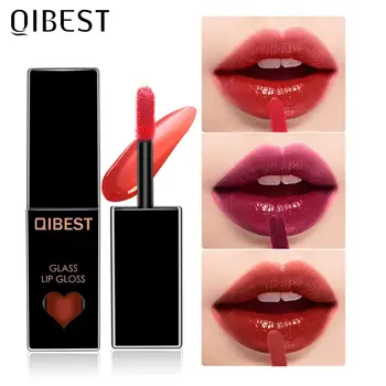 

QIBEST Liquid Lipstick Set Moisturizing Lip Gloss Long Lasting Lip Tint Lip Makeup 5 Colors Set Lipgloss Nude Lipsticks Cosmetic