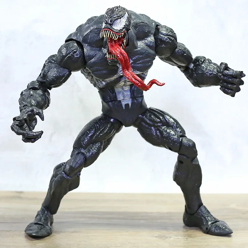 Marvel Original 18cm Venom from Spider Man PVC mini doll Anime Action Figure Collectible Toy model for children gift | Игрушки и хобби