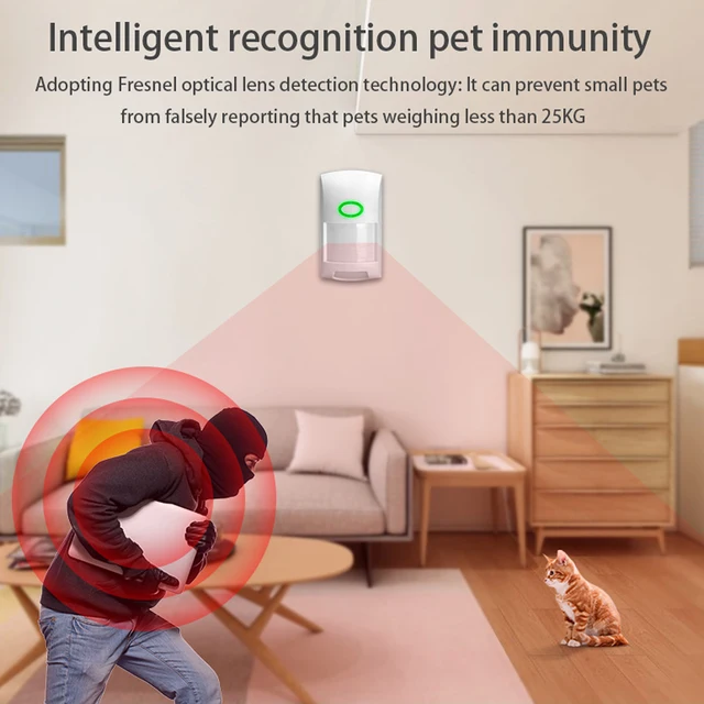 Tuya WiFi Infrared Detector Pet Immune Motion Sensor PIR Detection Home Security Alarm Smart Life APP Remote Control 6