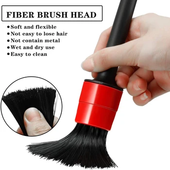 

12pcs/kit Car Detailing Brush Kit Truck Vehicle Clean Brush Set Sponge