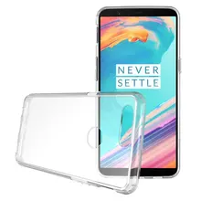 Оригинальный мягкий чехол из ТПУ для OnePlus 5/5T, тонкий силиконовый защитный чехол с тонкими краями, прозрачная задняя крышка для OnePlus 5T