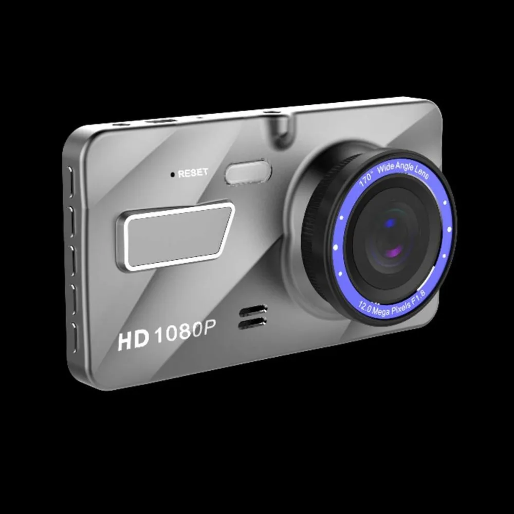 A10 автозапчасти паровой мотоцикл Starlight Ночное Видение 4 дюймов двойной объектив вождения рекордер заднего вида изображения