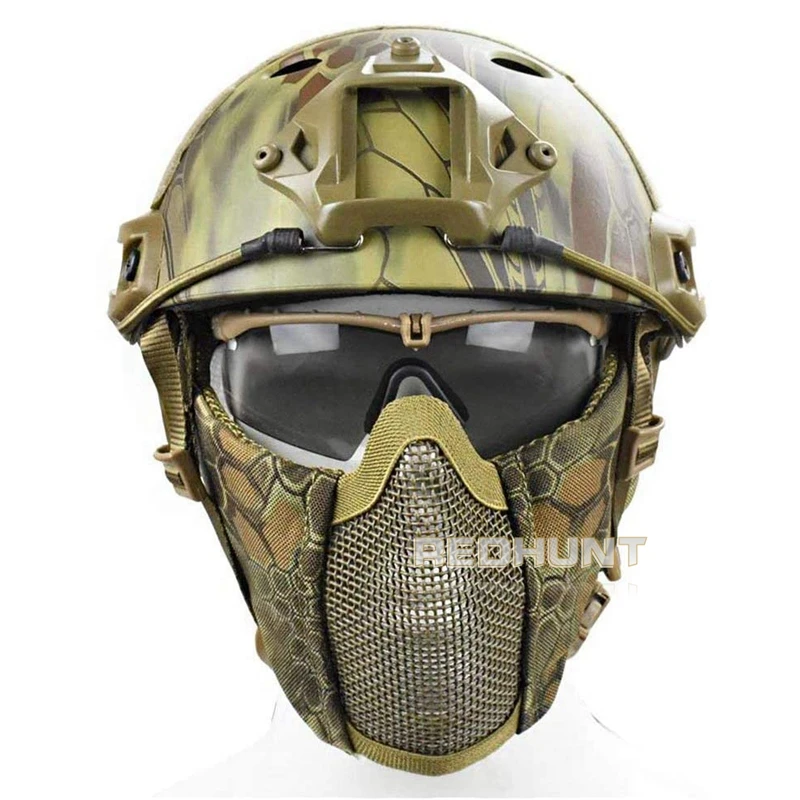 AF 02 Tactical Helmet And Mask