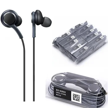 

100pcs EO-IG955 earphones For Samsung galaxy S7 S8 edge S8+ In Ear Headset With Mic Volume Control earphones