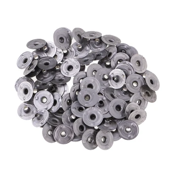 

200Pc 6 Sizes Candle Making Tea Lights Self Centering Metal Wick Sustainers/Tabs