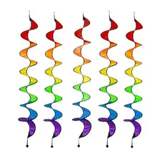 Декоративная гирлянда для детского сада, уличная подвесная Радужная вращающаяся Вертикальная красочная ветряная мельница, принадлежности для фестиваля