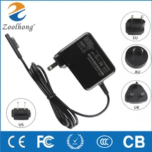 Адаптер переменного тока Питание 15V 4A DC 5V 2A штепсельные вилки 4 в 1 Зарядное устройство для Microscoft Surface Book Pro4