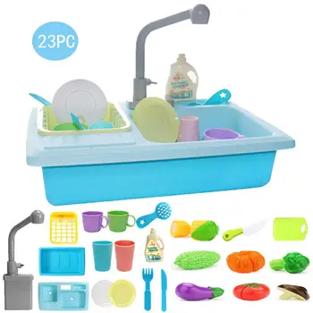 

None Children Simulation Kitchenware Pretend-game Small Tableware Toy Set