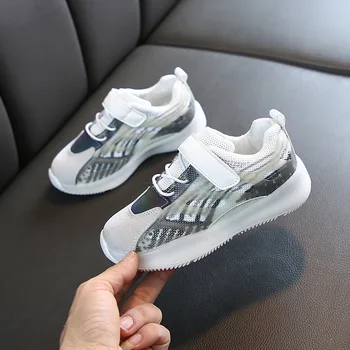 

2020 New Children Sneakers for Boys Girls Fashion Student Breathable Casual Tennis Shoes Antiskid Running Luminous Kids Sneaker