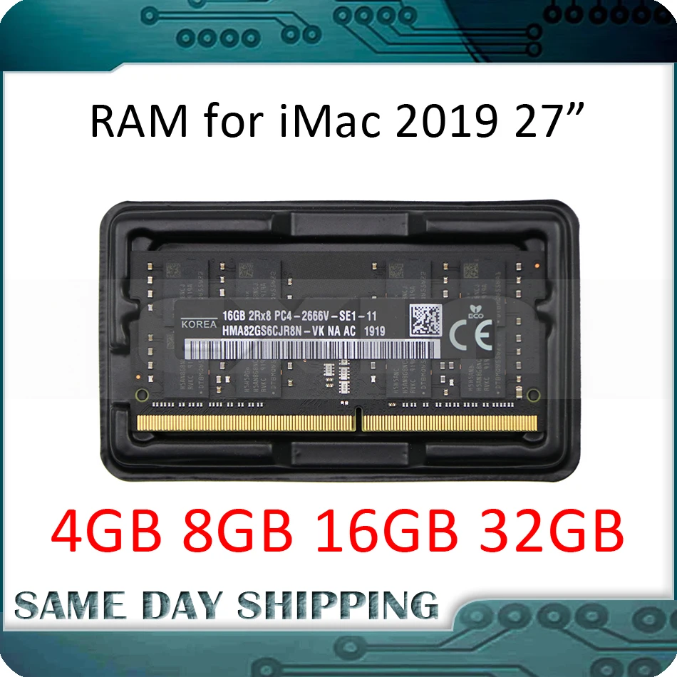 Intermediate reservation sammensatte New For Imac 27" Retina A2115 Early 2019 4gb 8gb 16gb 32gb 64gb Ram  Pc4-2666v Sodimm Memory Upgrade Kit Desktop And Pcs - Laptop Repair  Components - AliExpress