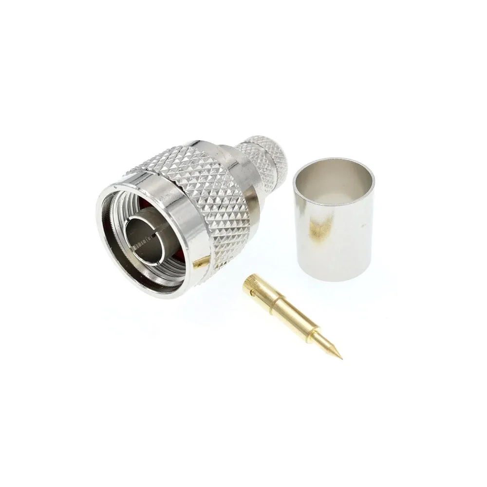 N Male Crimp For RG8 LMR400  1