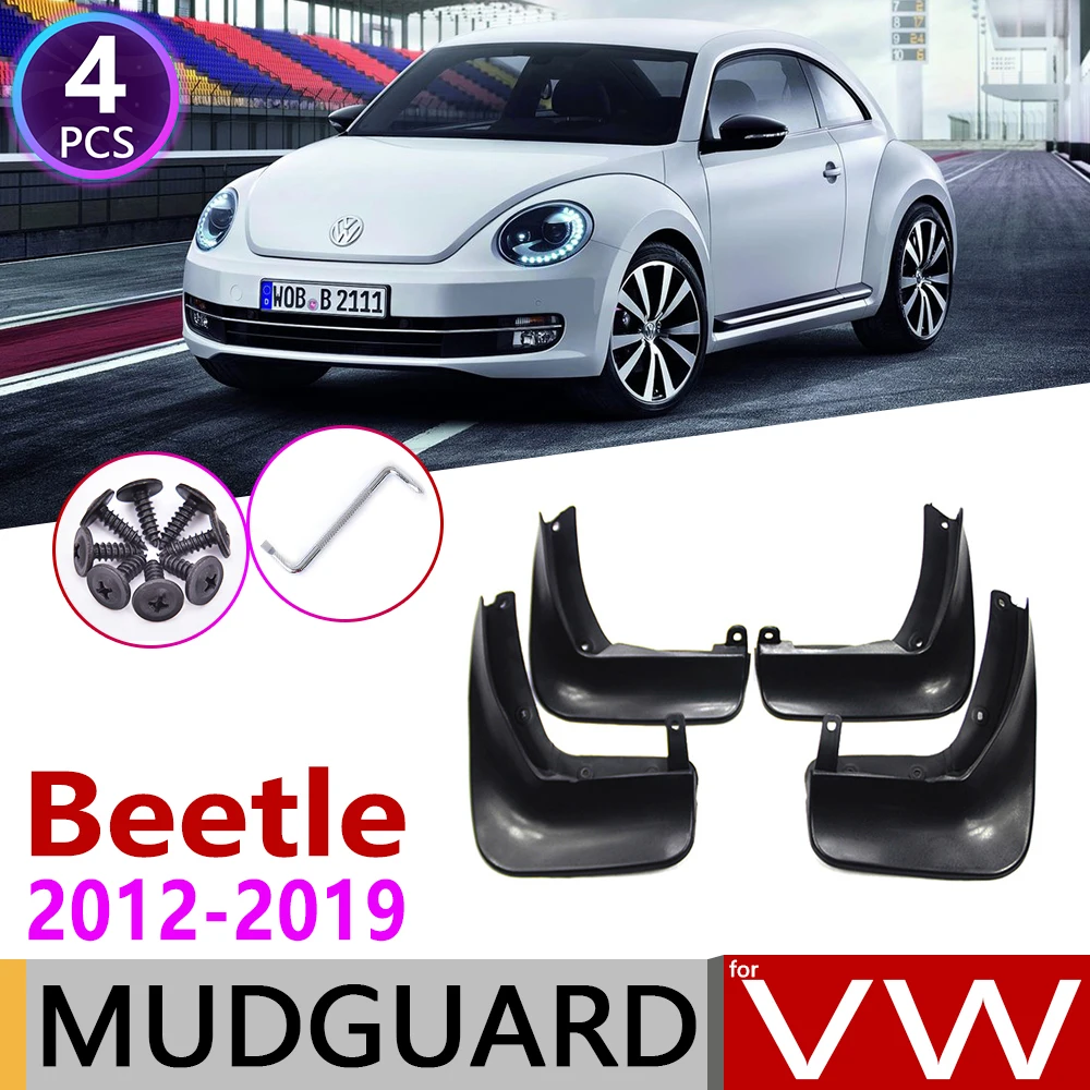 Coche Mudflap para Volkswagen escarabajo VW 2012 ~ 2019 guardabarros barro guardia Splash solapas guardabarros accesorios 2014, 2015, 2016 2017, 2018 - AliExpress Automóviles y motocicletas
