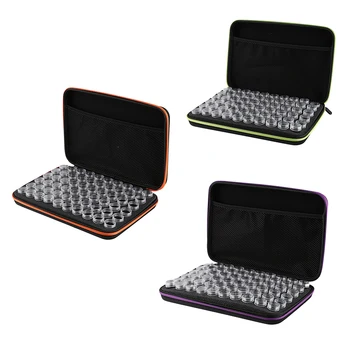 

60 Slots Diamond Painting Accessories Bottles Container Storage Bag Painting Carry Case Holder Zipper Diamond Painting Box