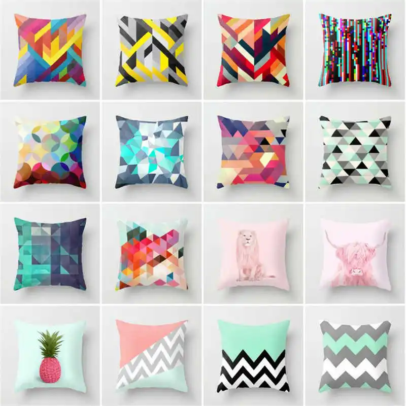 

Polyester Yoga Retro animal pillow case cover sofa car cushion cover Home Decor