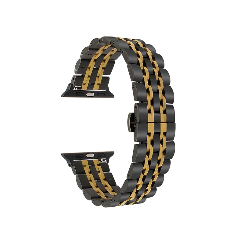Metal Watch Strap for Apple Watch 5 Band 44mm 42mm 40mm 38mm Watchband for iWatch Series 1 2 3 4 Stainless Steel Links Bracelet