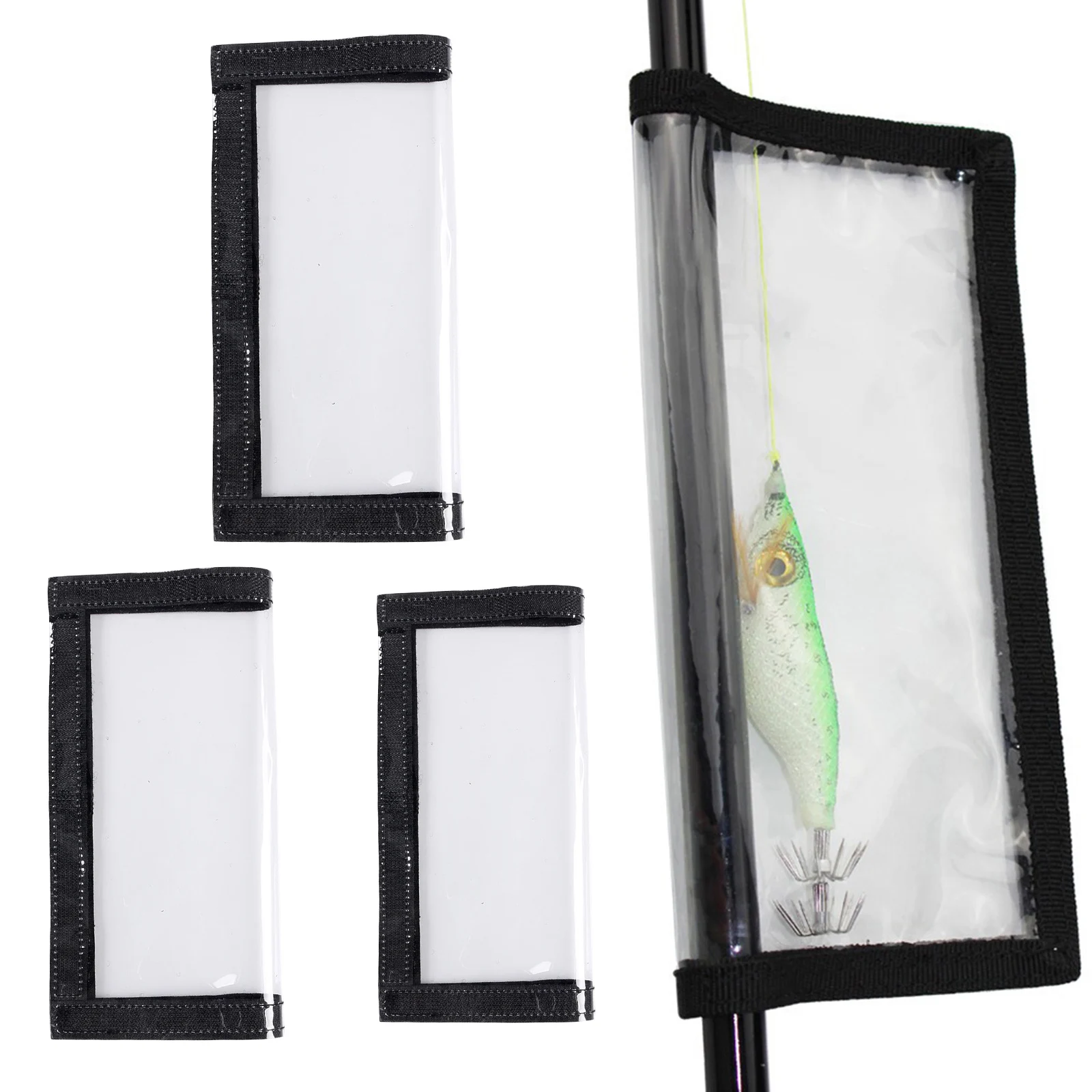 Fishing Lure Wraps Fishing Lure Cover Lure Wrap Lures Protective Covers  Clear PVC Lure Covers