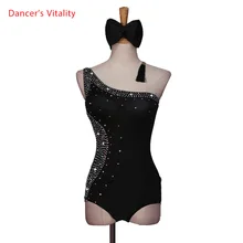 Сделанное на заказ бриллиантовое платье для латинских танцев, женское профессиональное платье для танцев, латинский танец самба, платья для сальсы