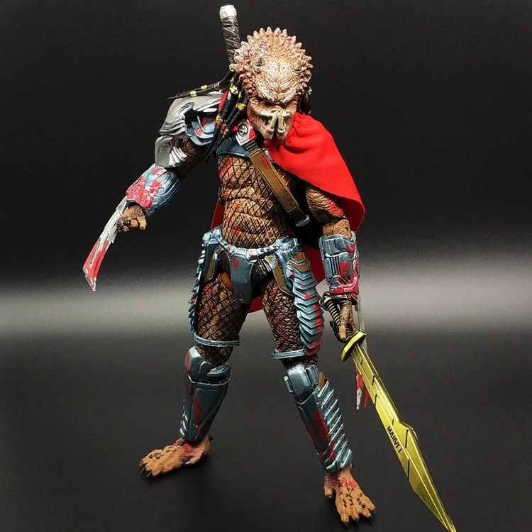 

Hot selling The Ultimate Alien Hunter Predatorr Solider With Helmet Figure Alien Action Figures Toys Collection Model Gifts