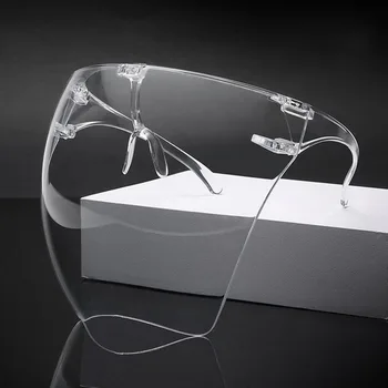 Visiera colorata Maschera protettiva per occhi unisex per protezioni per il viso Scudo Mezza faccia Occhiali da sole Protezione scudo Maschera anti-spruzzo