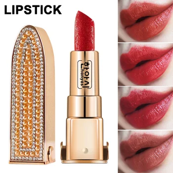 

Hot sale Shiny Stars Waterproof Lipstick Long Lasting Color Beauty Makeup Lip Cosmetics for Daily Use