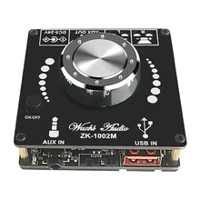 ZK-1002M 100W+100W Bluetooth 5.0 Amplifier board Stereo AMP Amplificador