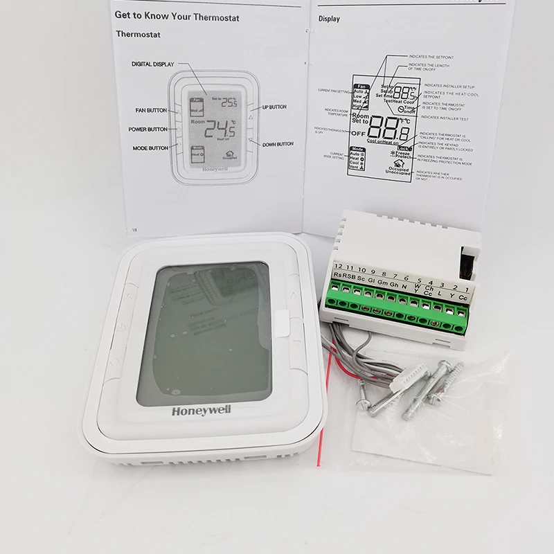 Вентилятор Типа Honeywell для кондиционера ЖК панель управления термостатом T6861V2WB /