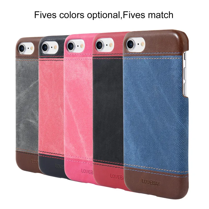 Чехол Lovebay для телефона в стиле ретро iPhone 7 8 Plus 6 6s Модный Цветной джинсовый