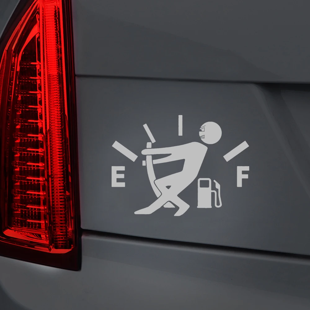 

Funny Sticker High Gas Consumption Auto Car Bumper Window Door Silverwhite Vinyl 15.7cm*11.5cm Decal Accessories