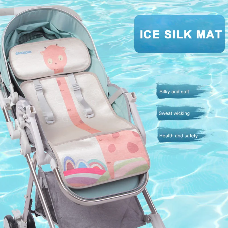 Ephex Ice дышащий сон дышащее кресло для кровати Удобная коробка летняя детская коляска коврик холодный розовый/синий отдых