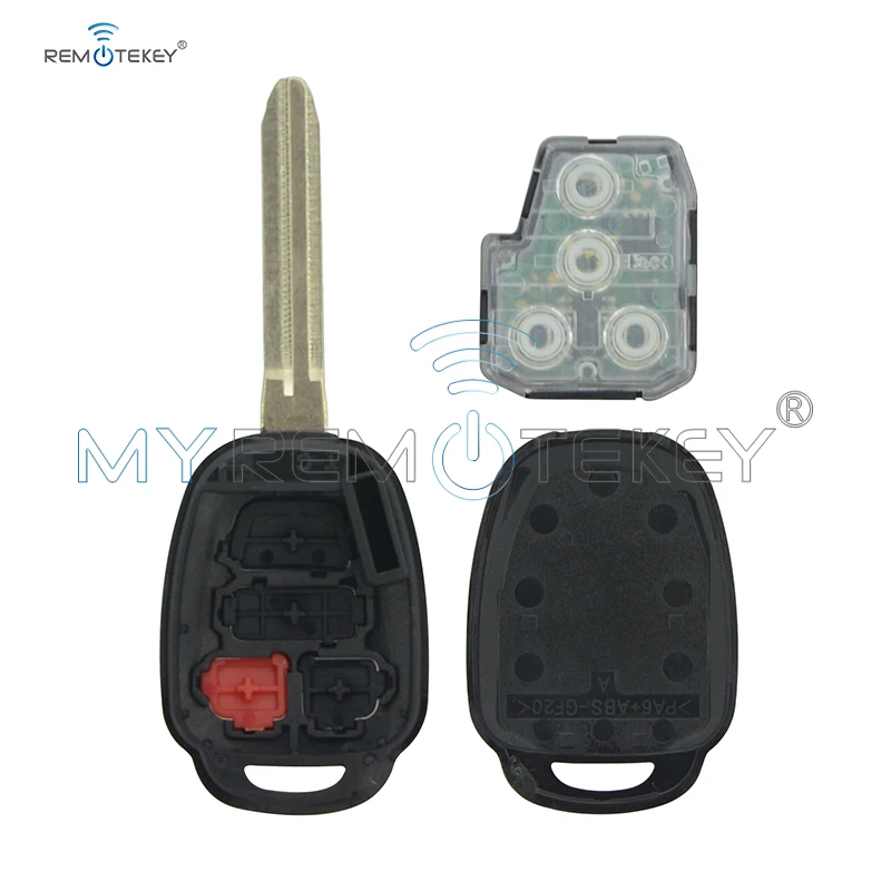 Remtekey подходит для Toyota Hyq12bdm 4 кнопочный дистанционный ключ брелок 89070 06421/06420 с