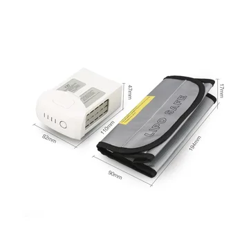 

15.2V 5870mAh Intelligent Spare Flight LiPo Battery Replacement with Safe Bag for DJI Phantom 4/ Advanced/4 Pro FPV RC Drone