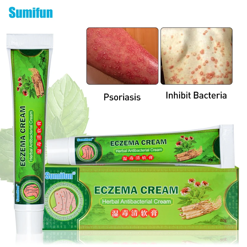 

Sumifun Soft Eczema Cream Chinese Antipruritic and Sterilizing Essential Oil 100% Herbal Anti-bacterial Ointment