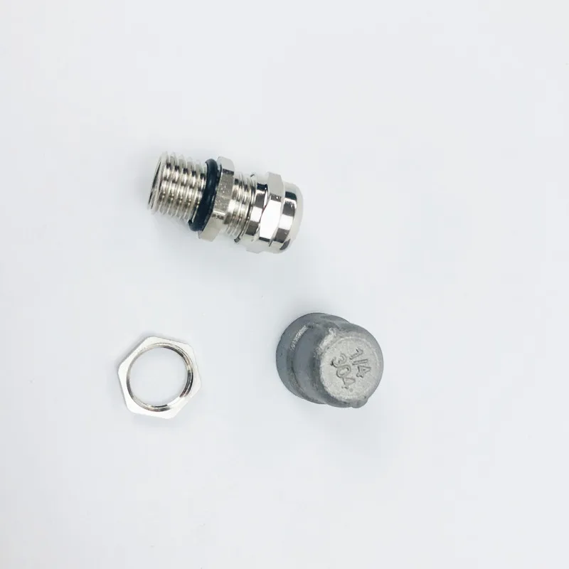 Thread Diameter 11mm Thermowell Connector 1/4" Cap Black Silicone Seal Ring Thermowell Port pipe fitting hose pipe fitting