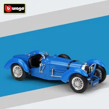 Maisto Bburago 1:18 1934 Bugatti Тип 59 модель автомобиля ретро классический автомобиль сплава литья под давлением Модель игрушечных автомобилей в коробке