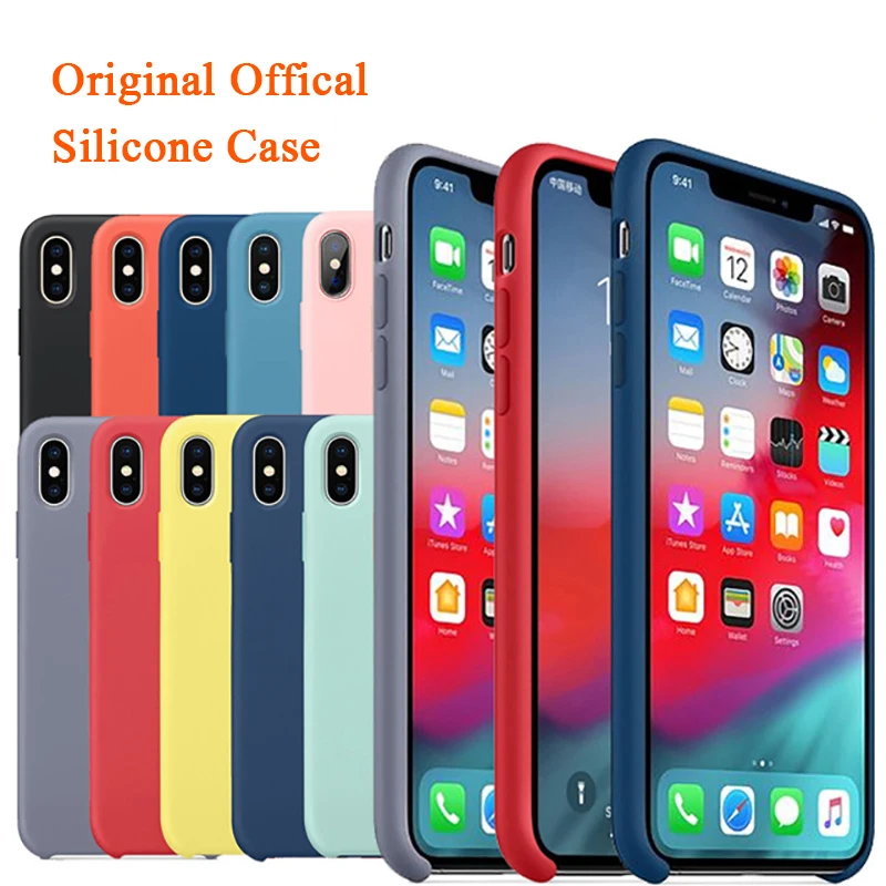 Роскошный Идеальный Логотип оригинальный силиконовый чехол для Apple iPhone 7 8 Plus X XR XS