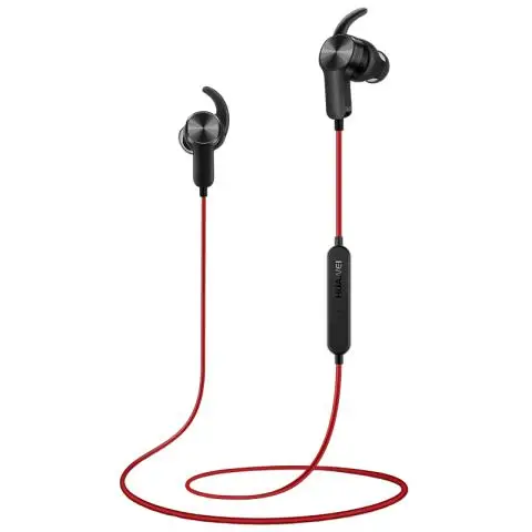 Оригинальные спортивные наушники HUAWEI AM60, беспроводные Bluetooth наушники Honor xSport с микрофоном, водонепроницаемые Bluetooth 4,1 для наружной гарнитуры - Цвет: red