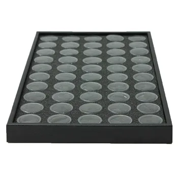 

Newly 50 Pots Nail Art Manicure Empty Glitter Dust Powder Jewelry Display Box Cases Decorations Storage Plate Tool CTN88
